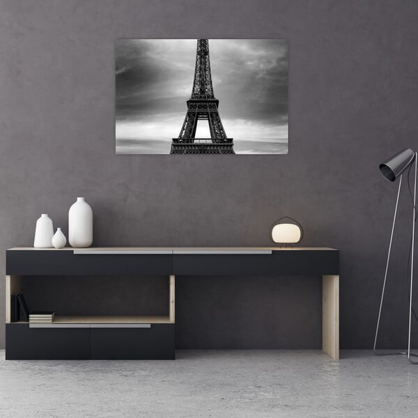 Tablou - Mașină roz în Paris (90x60 cm)