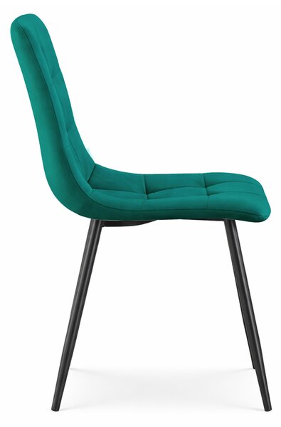 Set 2 scaune de sufragerie Nairobi (verde închis). Promo -15%. 1152345