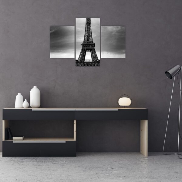 Tablou - Mașină roz în Paris (90x60 cm)
