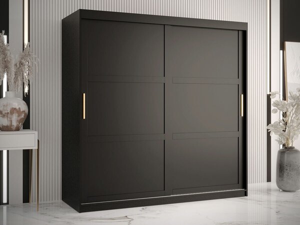 Dulap Ferfere 101Negru, 20x18x6cm, Uși dulapUși dulap: Glisante