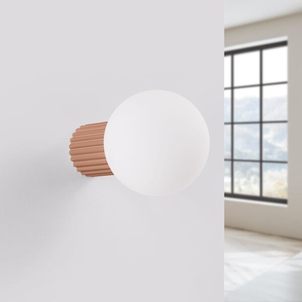 Aplică pentru baie Sollux SL.1732 HALO 1xG9/8W/230V IP44 maro