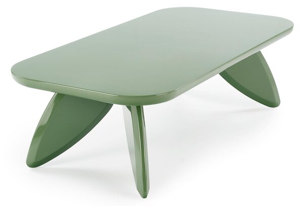 Măsuță de cafea dreptunghiulară Lumis 120 cm - verde