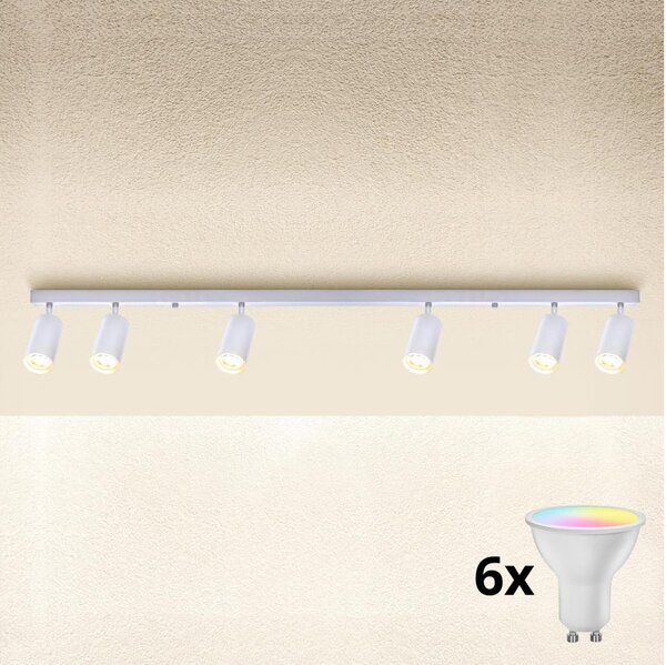 Brilagi - Spoturi LED reglabile SELE 6xGU10/6,5W/230V, alb
