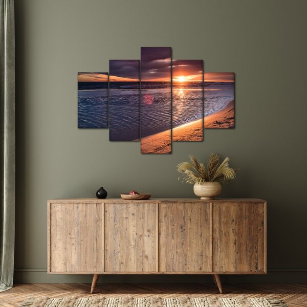 Tablou cu apus de soare (150x105 cm)