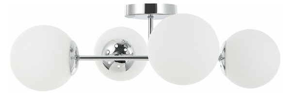 Lustră aplicată MADDIE 4xE14/5W/230V crom lucios