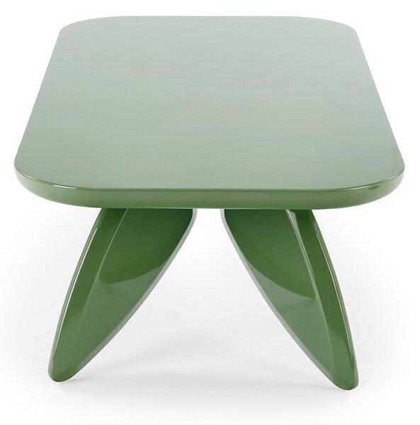 Măsuță de cafea dreptunghiulară Lumis 120 cm - verde
