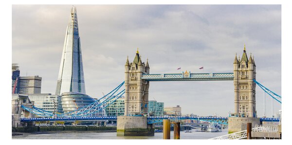 Imagine de sticlă Thames Londra