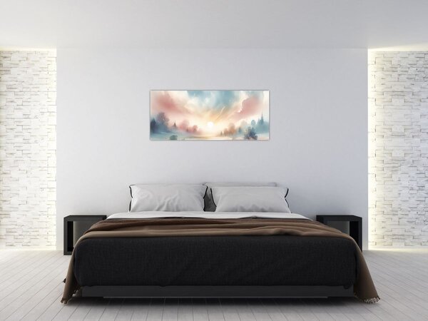 Tablou - Peisaj elegant (120x50 cm)