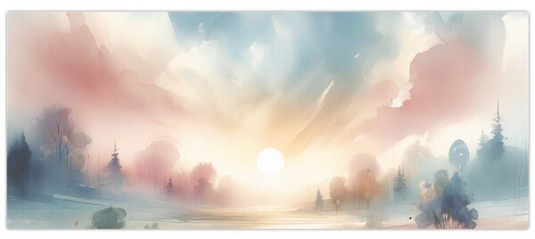 Tablou - Peisaj elegant (120x50 cm)