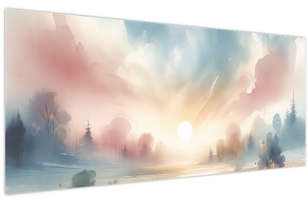 Tablou - Peisaj elegant (120x50 cm)