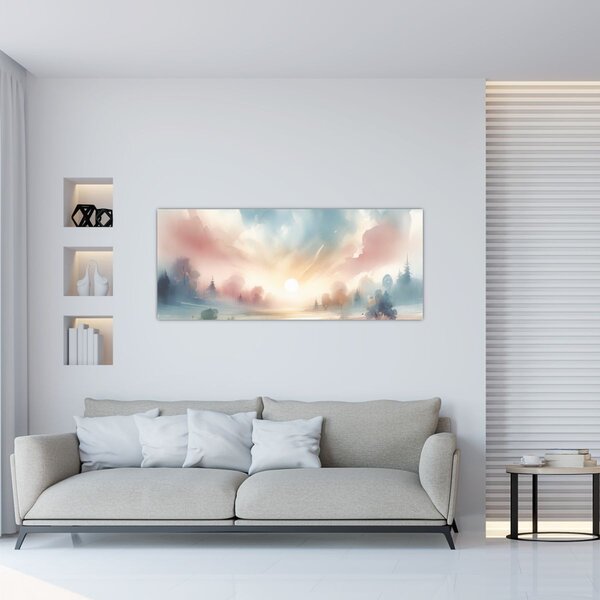 Tablou - Peisaj elegant (120x50 cm)