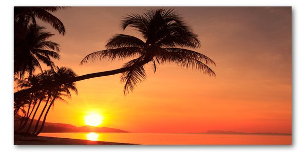 Fotografie imprimată pe sticlă Sunset Beach
