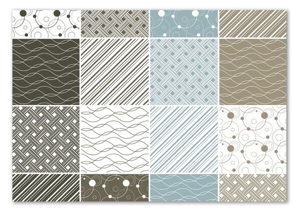 Tablou Printat Pe Sticlă modele geometrice