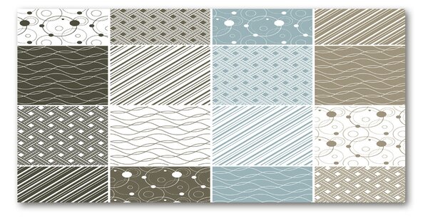 Tablou Printat Pe Sticlă modele geometrice