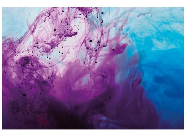 Tapet abstracție magică violet-albastră