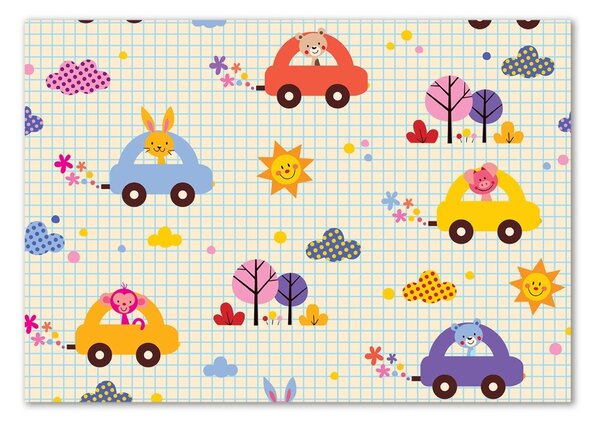 Tablou Printat Pe Sticlă autoturisme