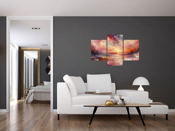 Tablou - Răsărit pictat (90x60 cm)