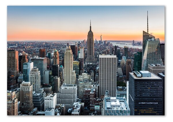 Tablou din Sticlă New York