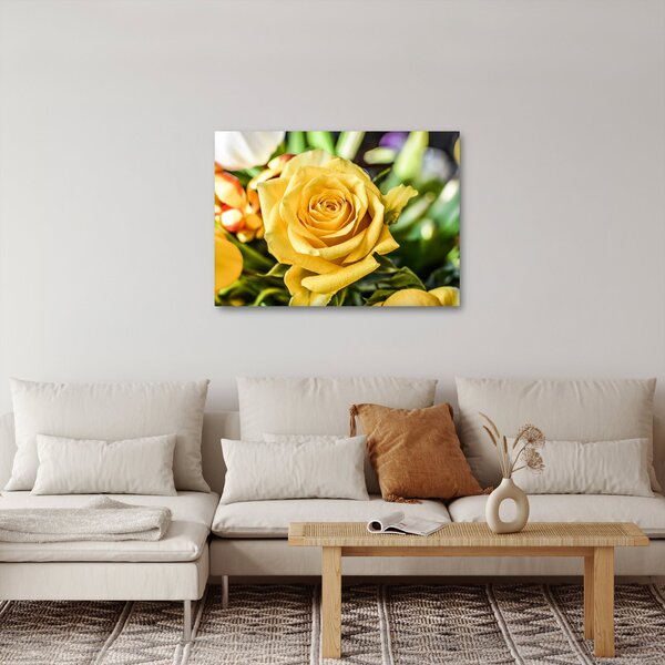 Tablou cu trandafir (70x50 cm)