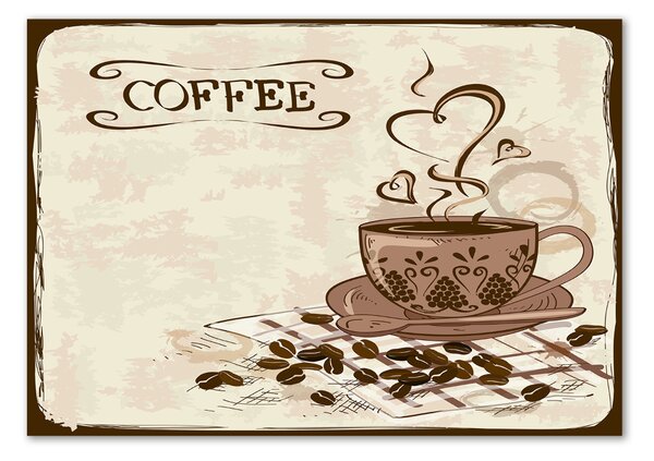Tablou din Sticlă cafea aromatică