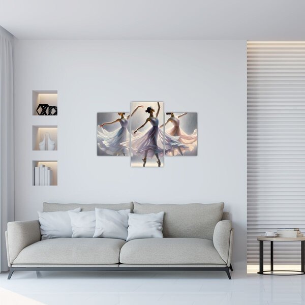 Tablou - Trei balerine (90x60 cm)