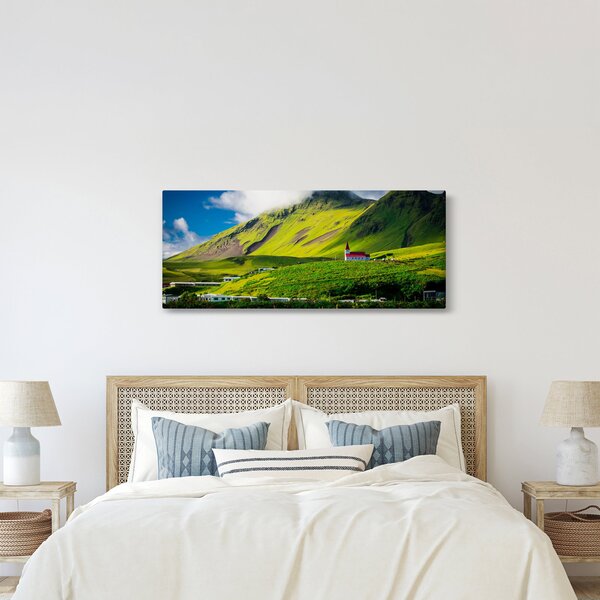 Tablou cu peisaj montan (120x50 cm)