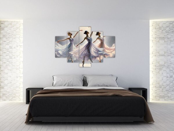 Tablou - Trei balerine (150x105 cm)