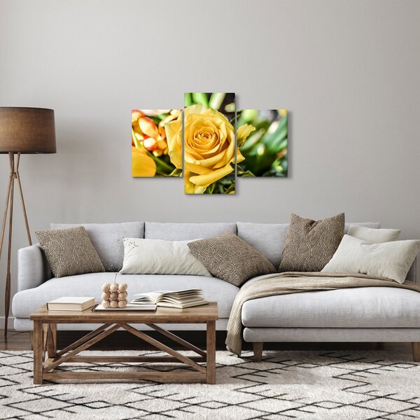 Tablou cu trandafir (90x60 cm)