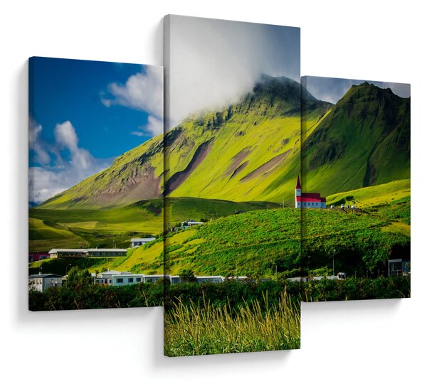Tablou cu peisaj montan (90x60 cm)