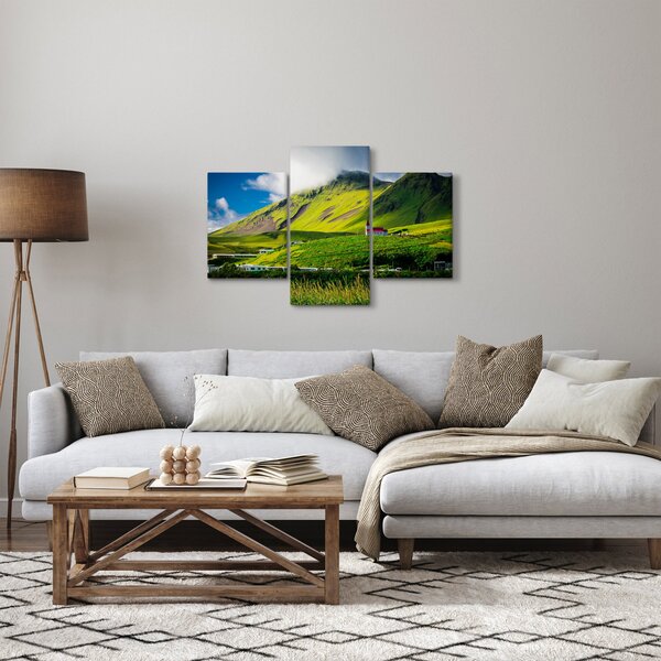 Tablou cu peisaj montan (90x60 cm)
