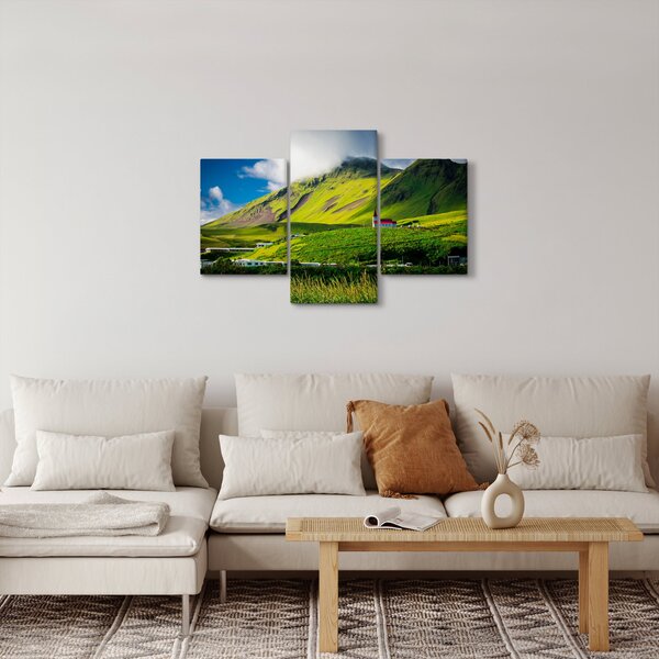 Tablou cu peisaj montan (90x60 cm)