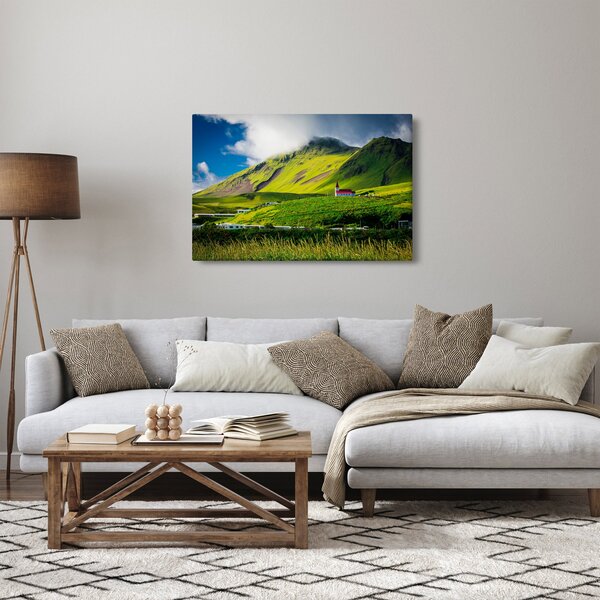 Tablou cu peisaj montan (90x60 cm)