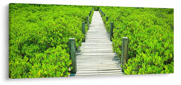 Tablou - poteca din lemn (120x50 cm)
