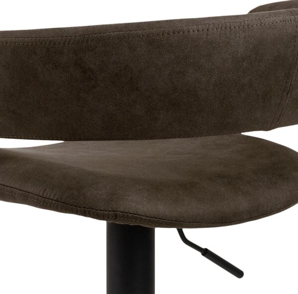 Scaun de bar rotativ Grace, antracit