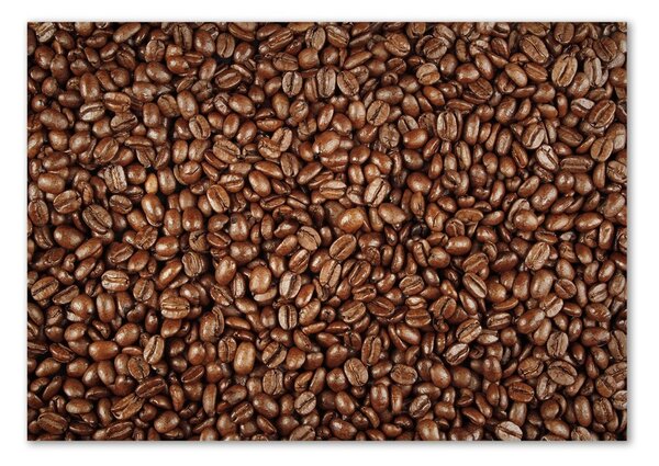 Tablou pe pe sticlă Boabe de cafea