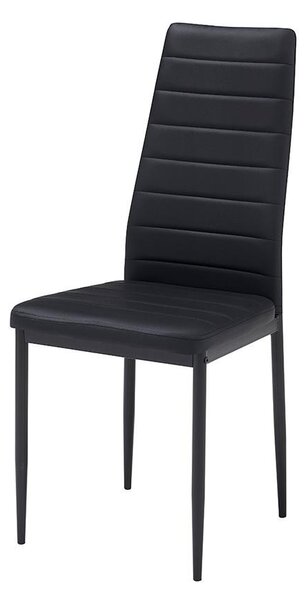Set de dining 4x scaune + masă Catini AUSTIN - Negru