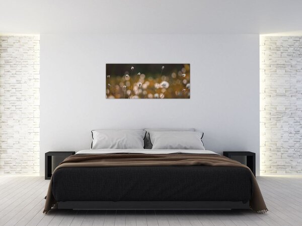 Tablou - Pajiște cu iarbă de cozonac N⁰2 (120x50 cm)