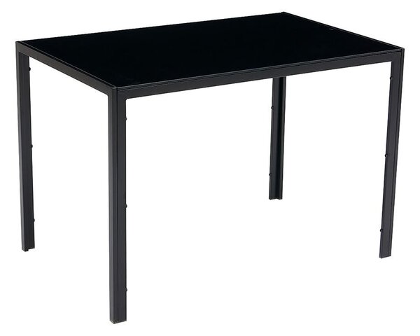 Set de dining 4x scaune + masă Catini AUSTIN - Negru