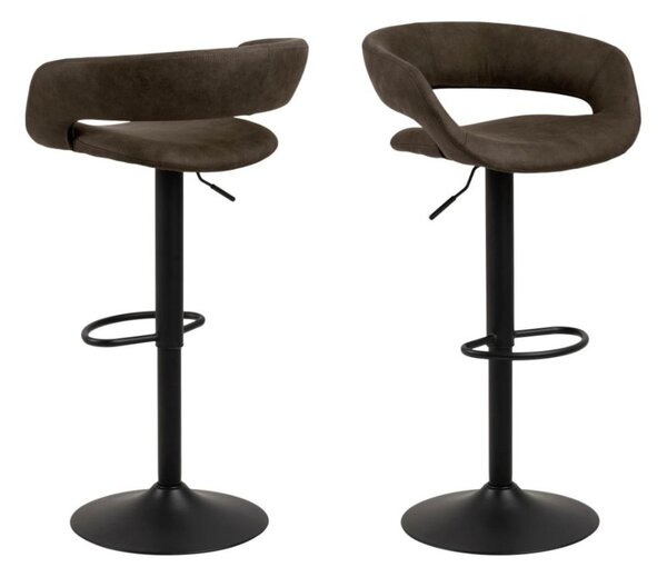 Scaun de bar rotativ Grace, antracit