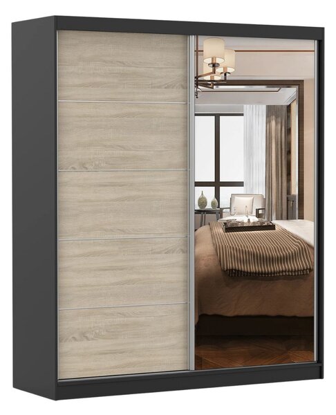 Dulap cu oglindă Bella 03 (183 cm)