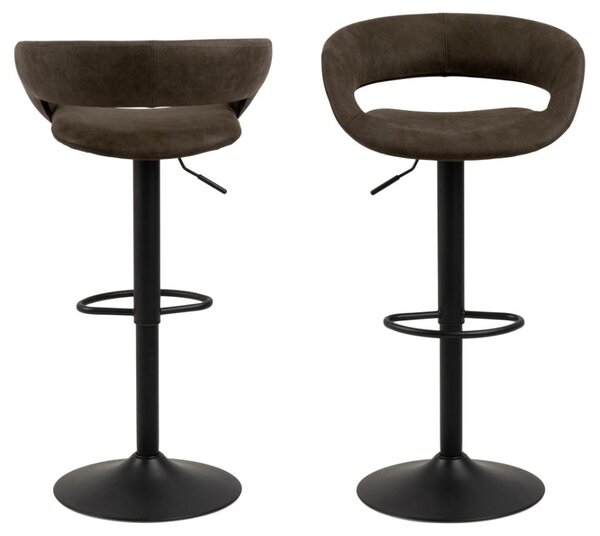 Scaun de bar rotativ Grace, antracit
