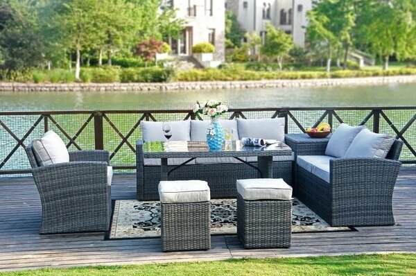 Set mobilier de familie, cu cutie pentru perne Avenberg SYDNEY