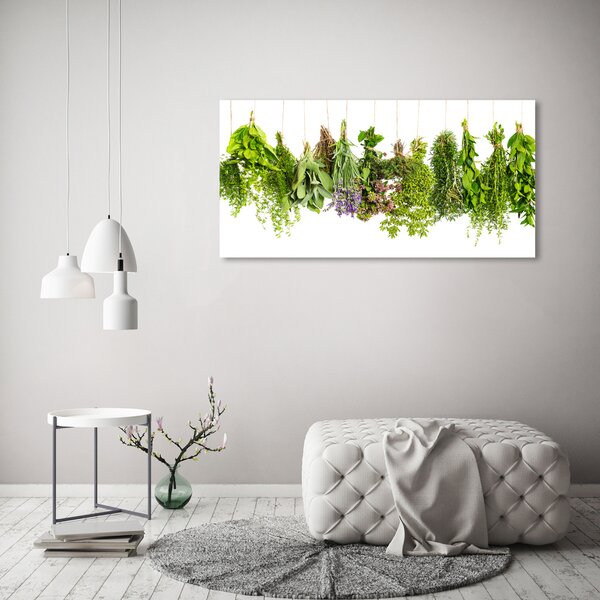 Print pe canvas Ierburi pe un șir de caractere