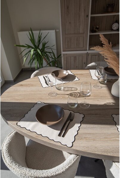 Suport pentru farfurii din amestec de in 30x43 cm Noura – Tiseco Home Studio