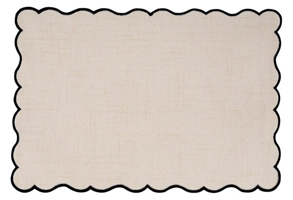 Suport pentru farfurii din amestec de in 30x43 cm Noura – Tiseco Home Studio