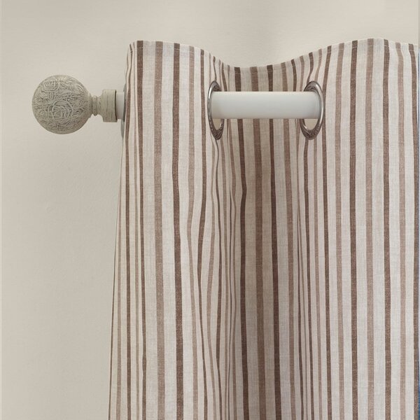 Draperii maro 2 buc. 168x183 cm Logan Stripe – Catherine Lansfield