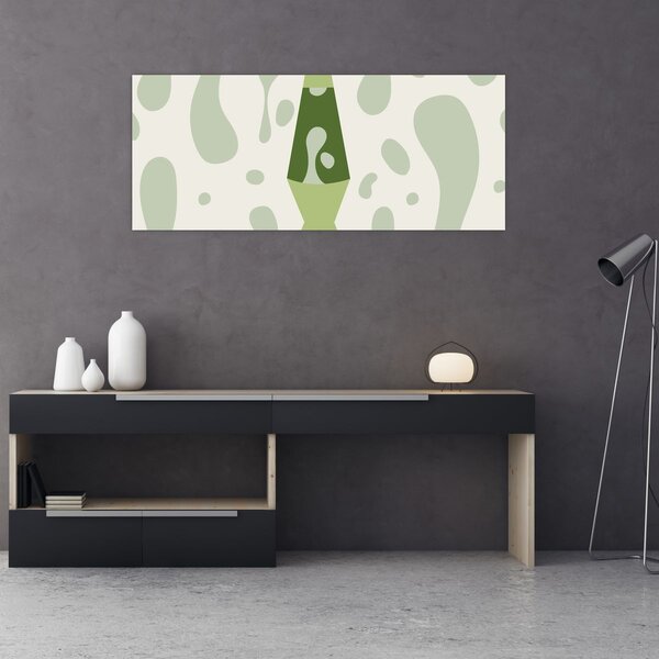 Tablou - Hippies, lampa de lavă (120x50 cm)