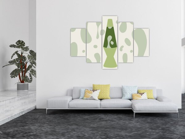 Tablou - Hippies, lampa de lavă (150x105 cm)