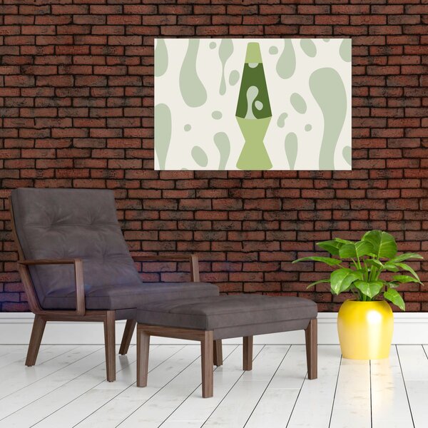Tablou - Hippies, lampa de lavă (90x60 cm)