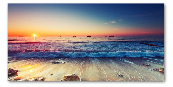 Tablou Printat Pe Sticlă Sunrise mare
